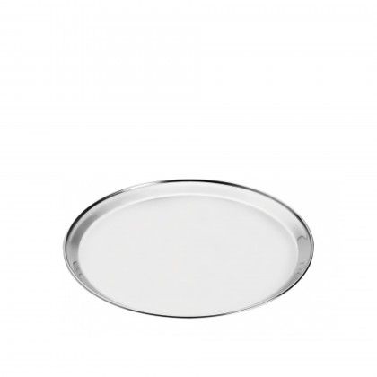 Bandeja Serviço Inox Gourmet Redonda 34X1.5cm Bandeja Serviço Inox Gourmet Redonda 34X1.5cm