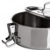 Marmita Inox sem Fundo Trmico Cookware Simples 500ml 12X6.5cm
