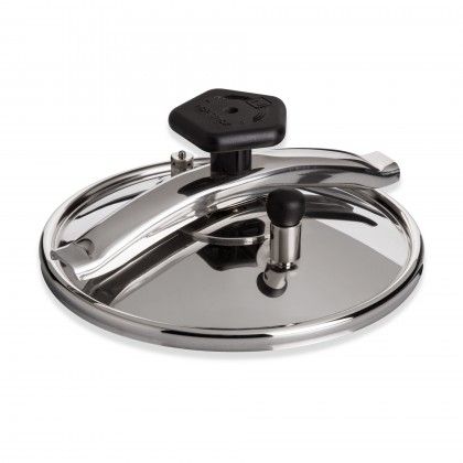 Panela Presso Inox Bojuda Redonda 7500ml 22X19.5cm