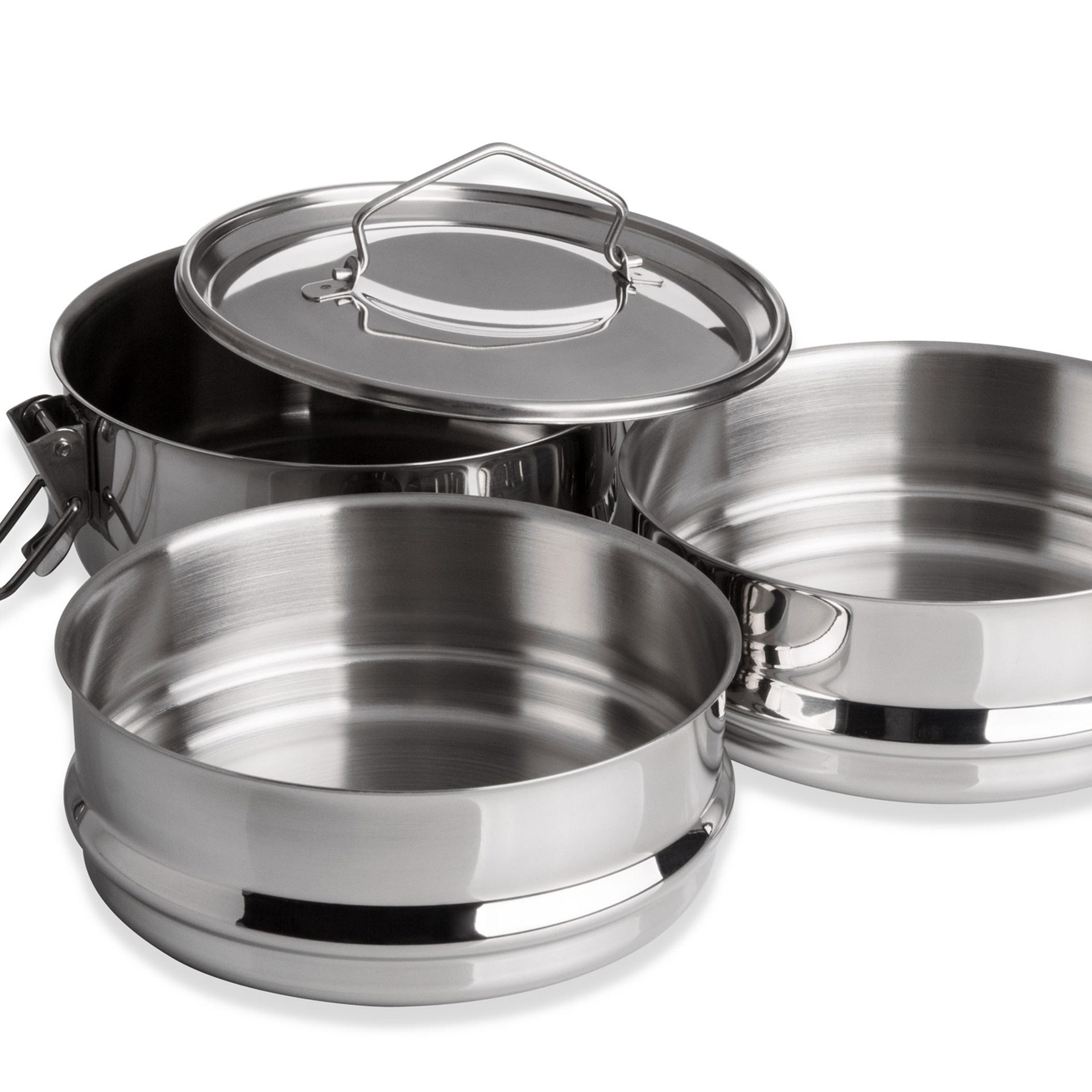 Marmita Inox Fundo Térmico Cookware Tripla 1500ml 12X16cm
