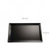Tabuleiro Melamina Pure Aps Gn1/1 Preto 53X32.5X3cm