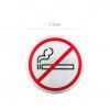 Sinal No Fumadores Inox Aps 7.5cm