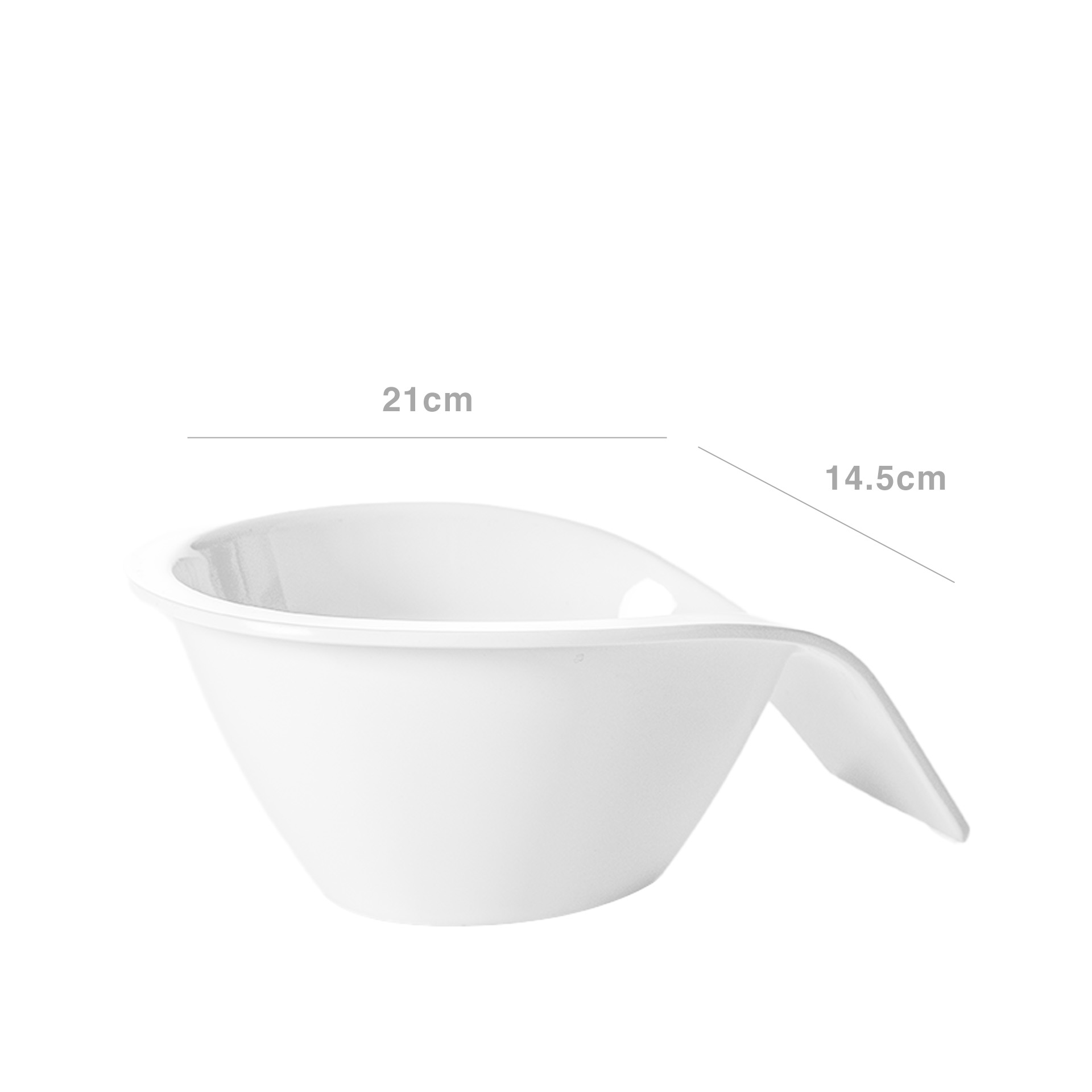 Taça Melamina Schale Aps Branca 21X14.5cm