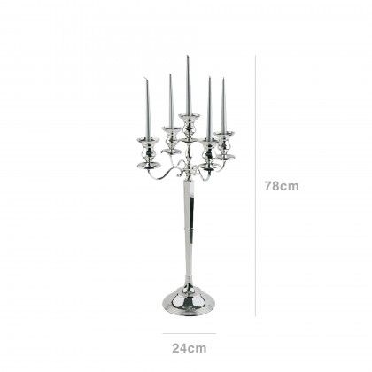 Candelabro para 5 Velas Aps 24X78cm