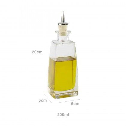 Frasco Vidro Aps para Azeite 200ml 6X5X20cm Frasco Vidro Aps para Azeite 200ml 6X5X20cm