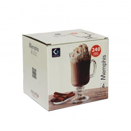 Caneca com P Memphis 240ml 15cm Pack 4