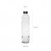 Garrafa Vidro Tampa Metal Redonda 1500ml 9X32cm