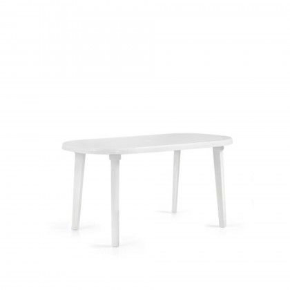 Mesa Plstica Braga Oval Branco 140X90X72cm