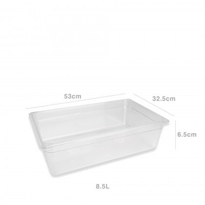 Contentor Gn 1/1 Policarbonato 53X32.5X6.5cm