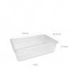 Contentor Gn 1/1 Policarbonato 53X32.5X6.5cm