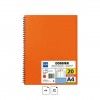 Catlogo Portflio Espiral A4 20 Folhas Laranja 31.3X23.8cm