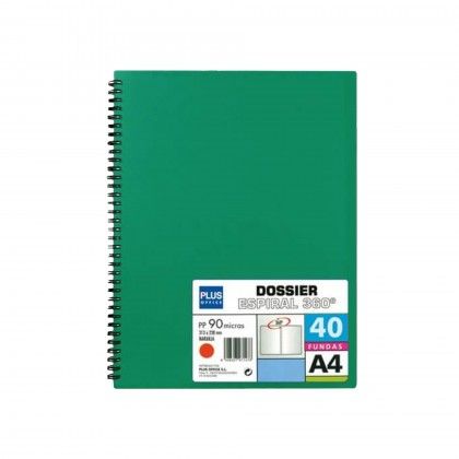 Catlogo Portflio Espiral A4 40 Folhas Verde 31.3X23.8cm