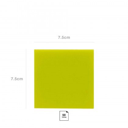 Bloco Notas Aderentes 75X75mm 50 Folhas