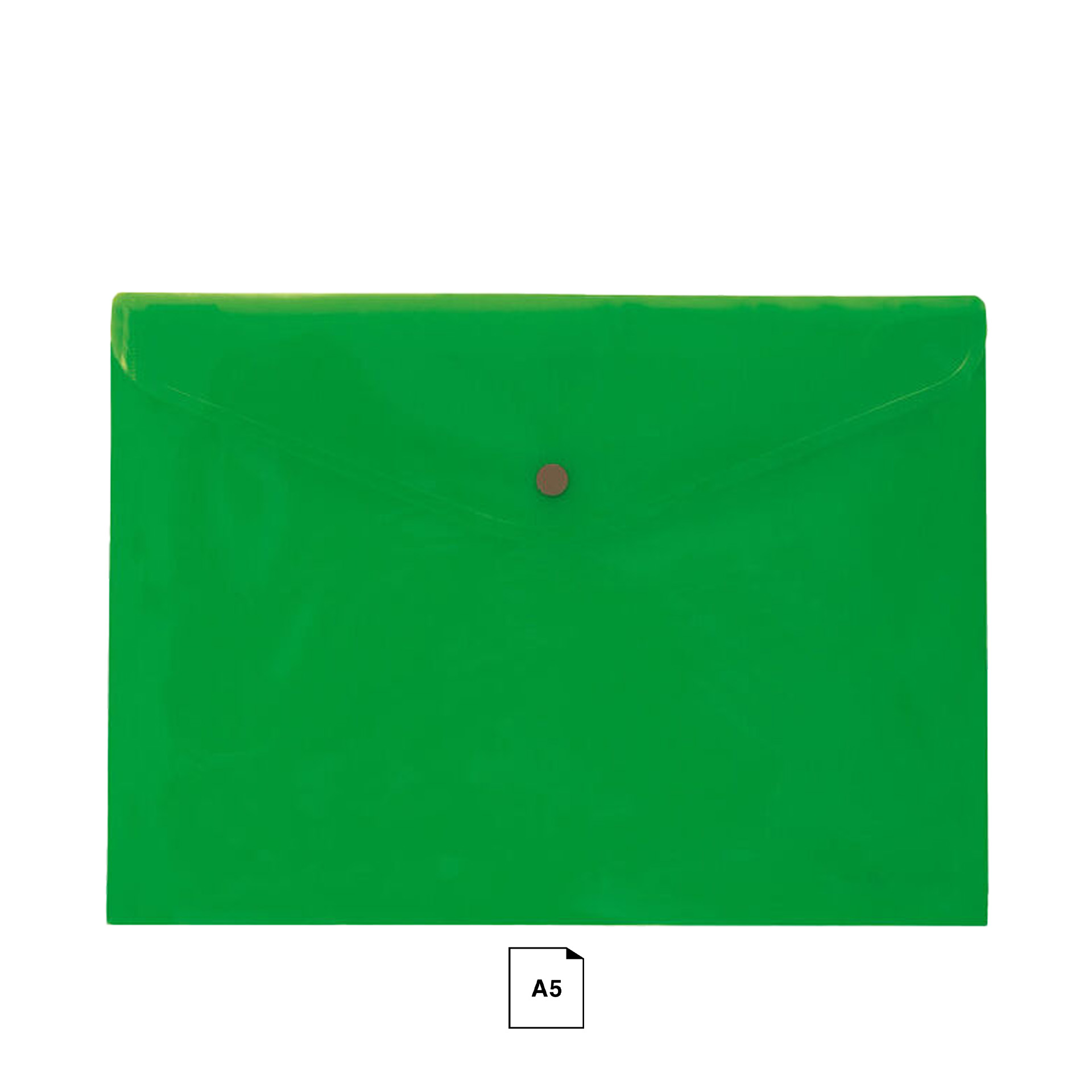 Bolsa Envelope Verde A5 24X17.8cm
