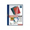 Dossier Clip Metal Lateral Azul A4 50 Folhas 240X310mm
