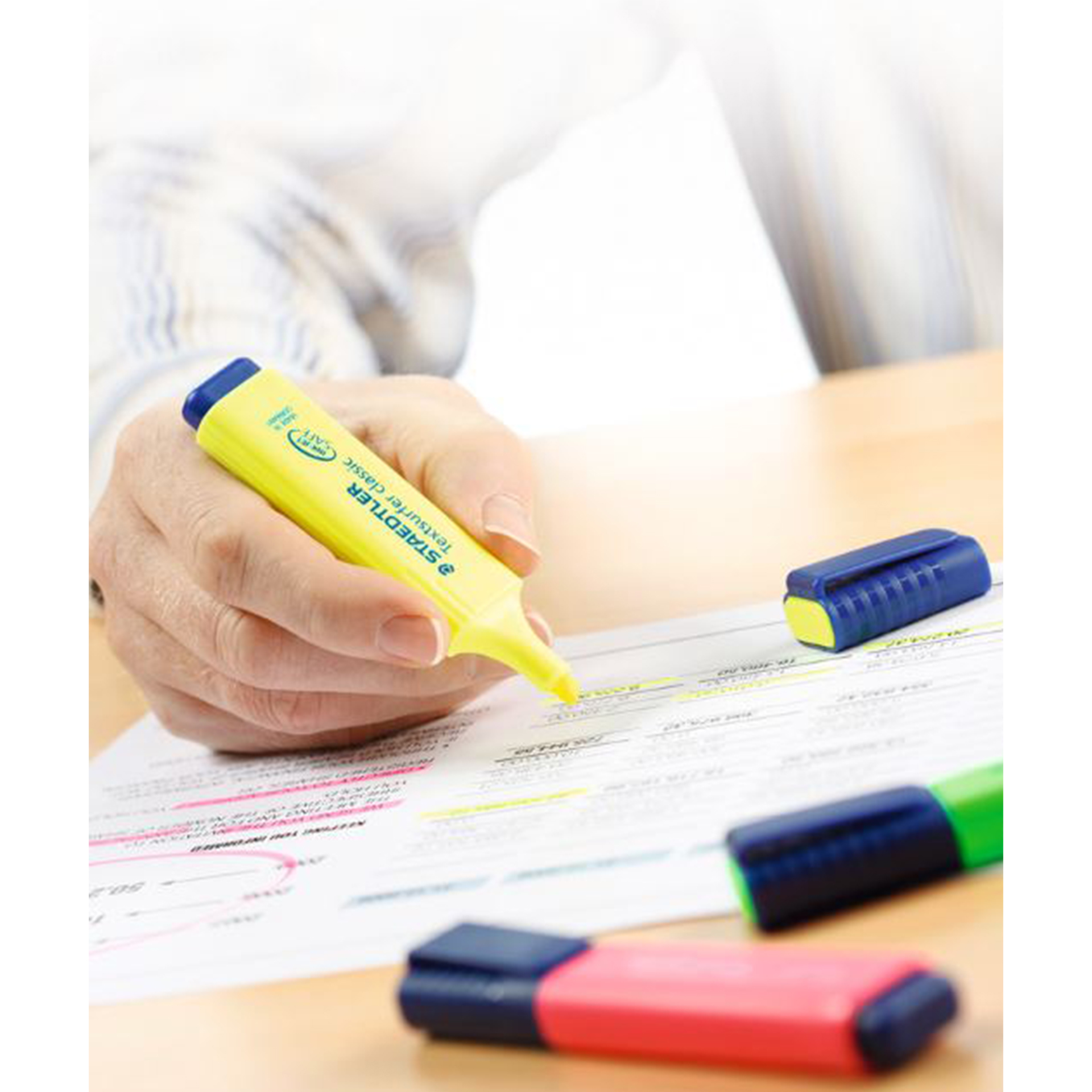 Marcador Staedtler Fluo Textsurfer Rosa