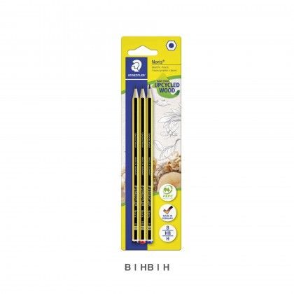 L�pis Grafite Staedtler Noris B/HB/H Pack 3