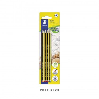 Lpis Grafite Staedtler Noris 2B/2XHB/2H Pack 4