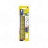 Conjunto 4 Lpis Grafite Staedtler Noris N.2 HB + Afia + Borracha