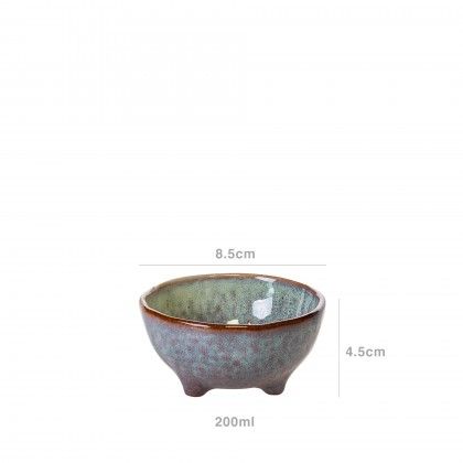 Taa Porcelana Serton Redondo Azul 750ml 8.5X4.5cm