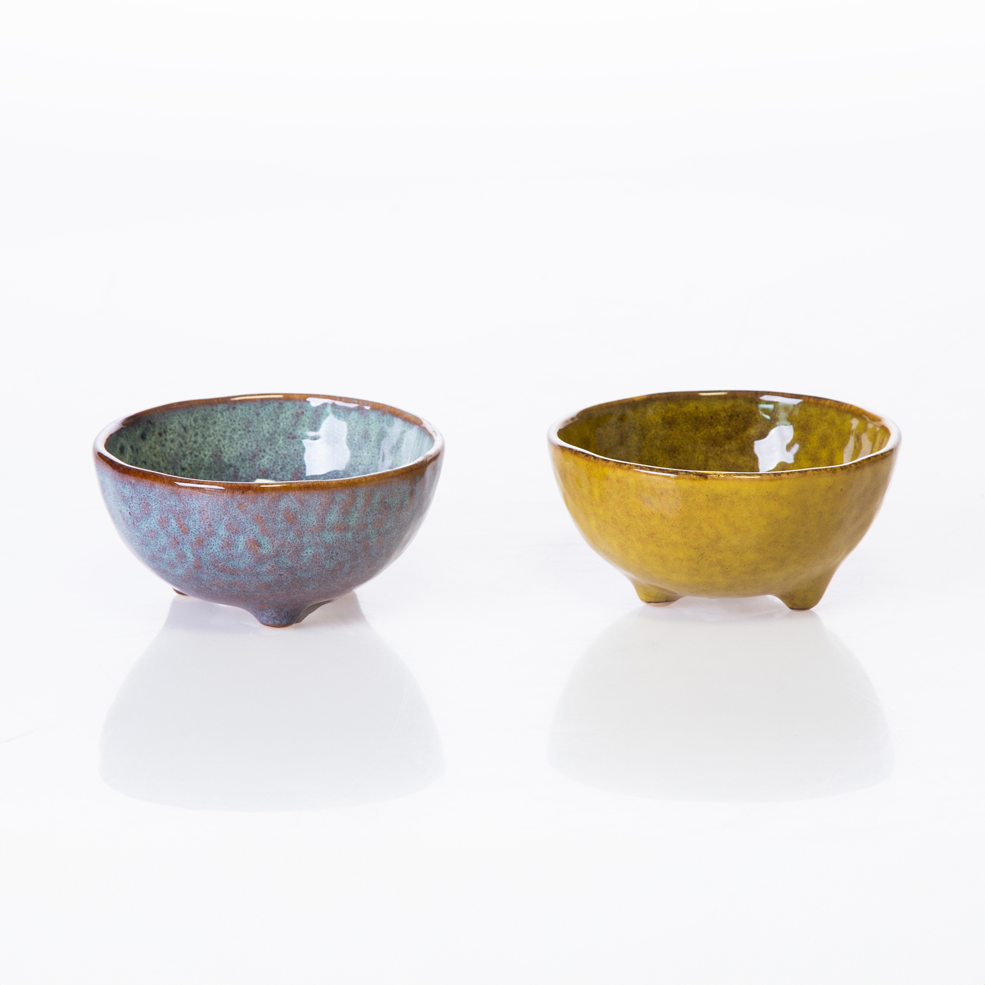 Taça Porcelana Serton Redondo Amarelo 200ml 11X5.5cm