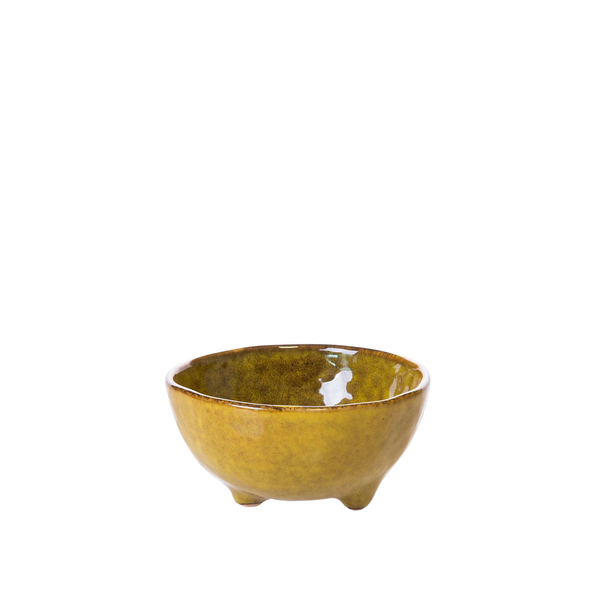 Taça Porcelana Serton Redondo Amarelo 750ml 8.5X4.5cm