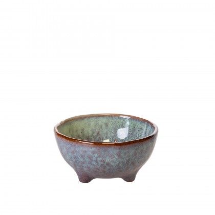 Taa Porcelana Serton Redondo Azul 200ml 11X5.5cm