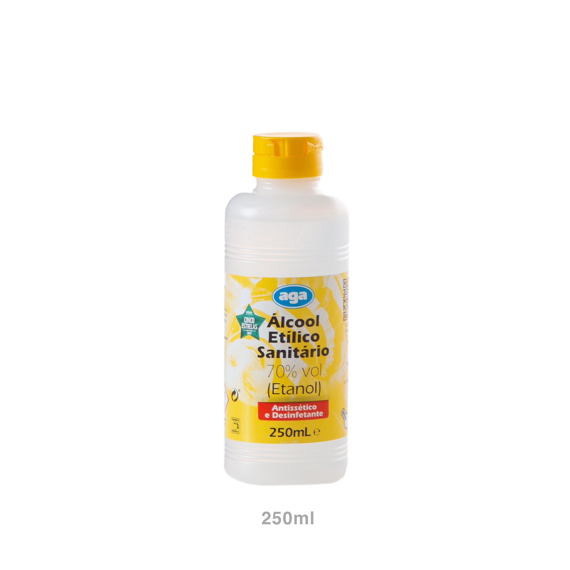 Álcool Etílico Sanitário 70% Aga 250ml