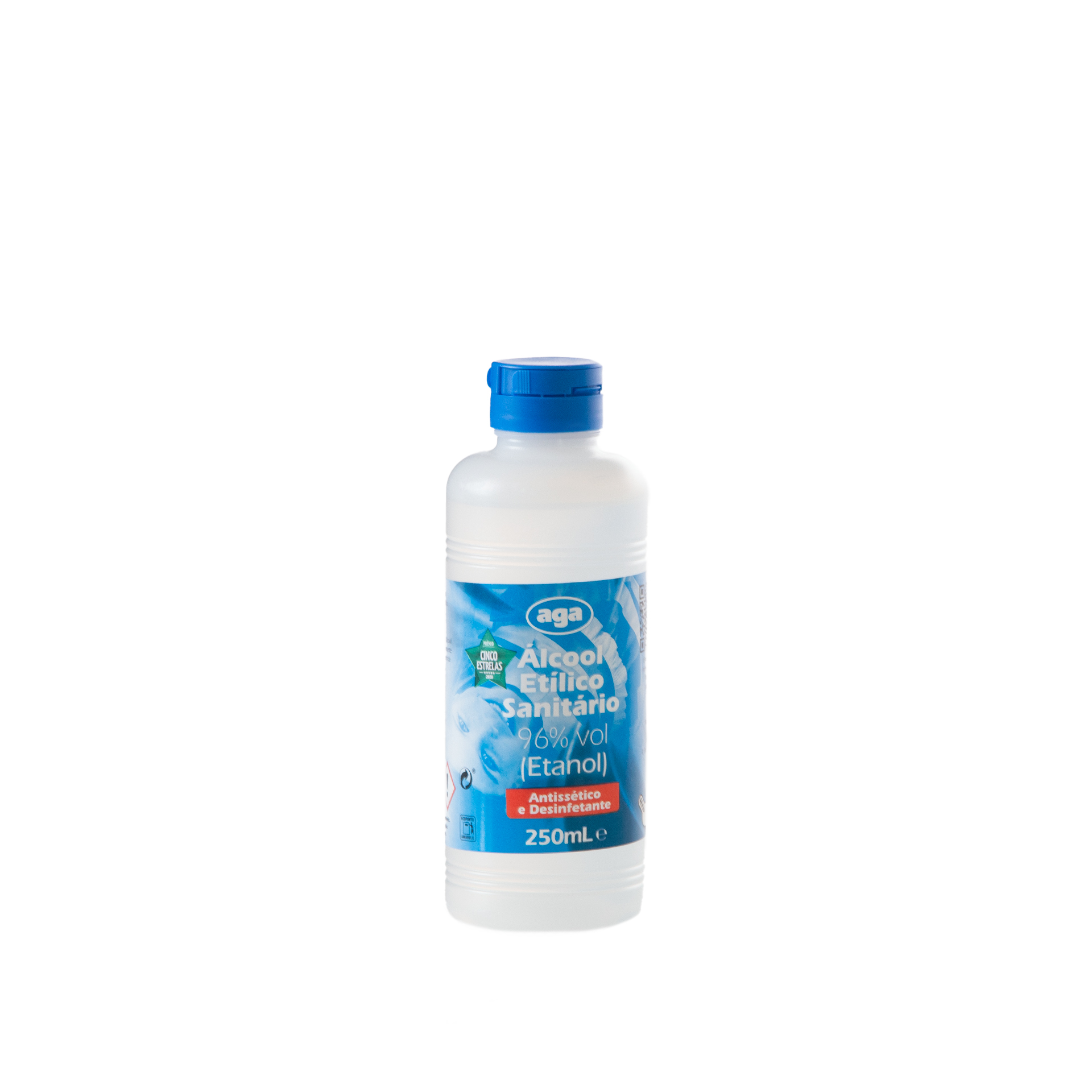 Álcool Etílico Sanitário 96% Aga 250ml