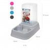 Comedouro / Bebedouro com Reservatrio 3700ml 33X19X27.5cm