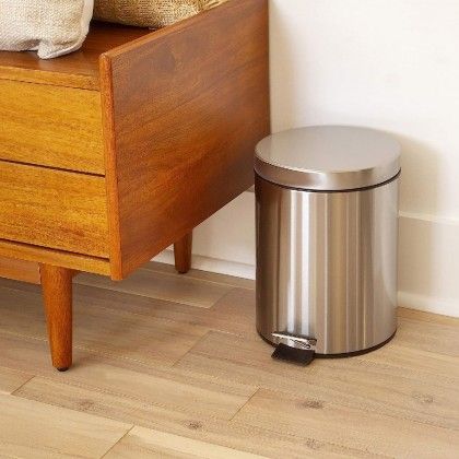 Balde Lixo Inox com Pedal 20l 29.2X29.2X44cm