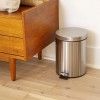 Balde Lixo Inox com Pedal 20l 29.2X29.2X44cm