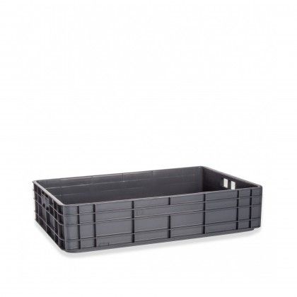 Caixa Contentora Fechada Cinza 23L 60X40X14cm Caixa Contentora Fechada Cinza 23L 60X40X14cm