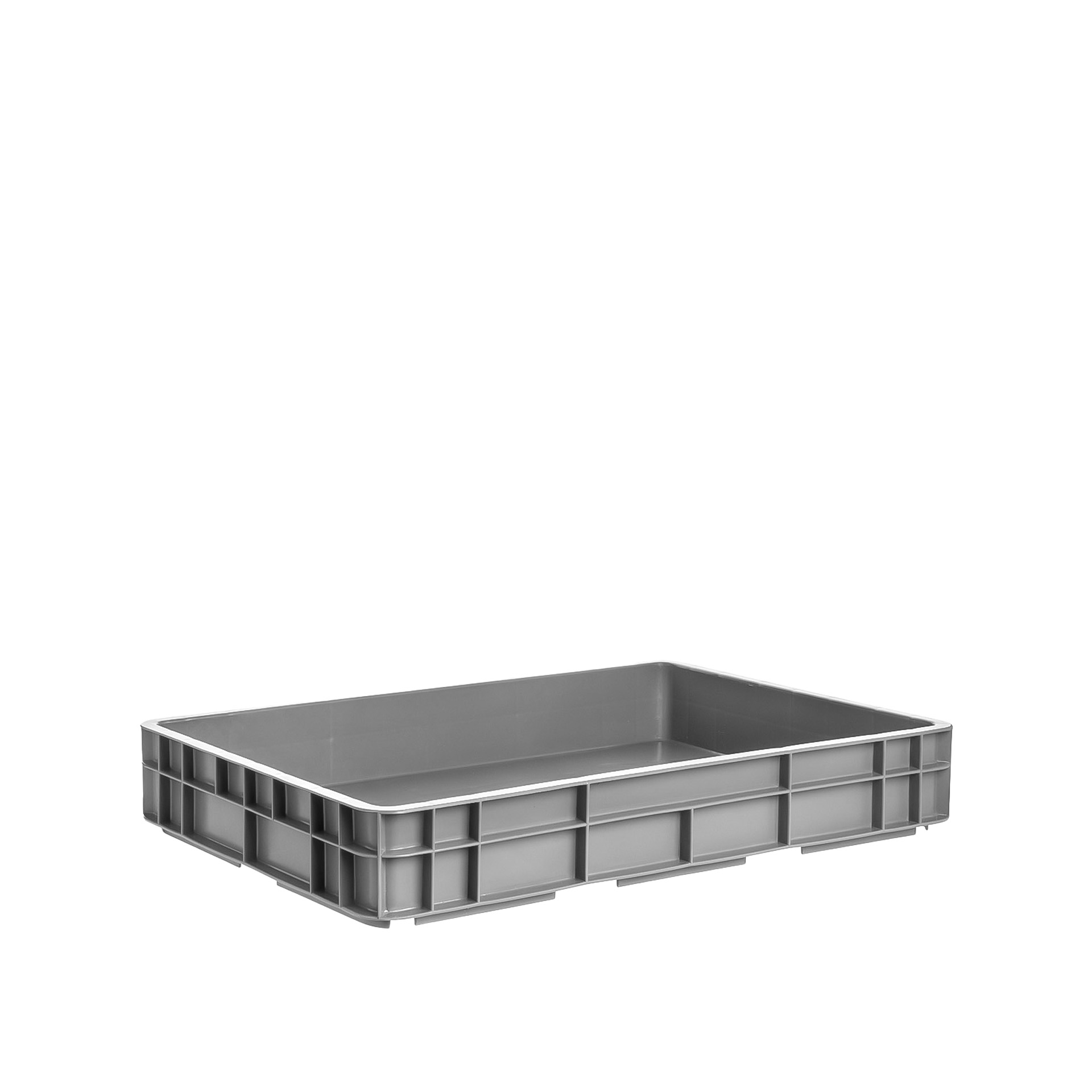 Caixa Contentora Fechada Cinza 15L 60X40X8cm