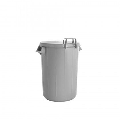 Contentor Lixo com Asas e Tampa Cinza 50l 40.5X55cm Contentor Lixo com Asas e Tampa Cinza 50l 40.5X55cm