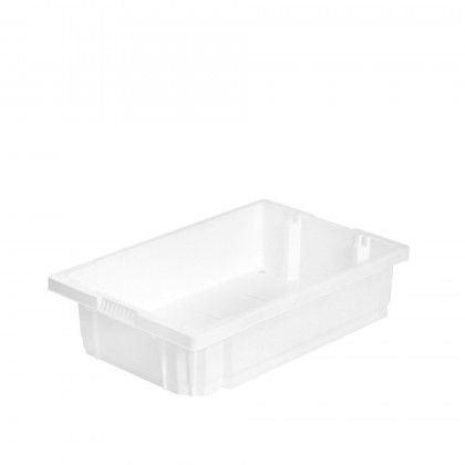 Caixa Contentora Fechada Branco 21L 60X40X14cm