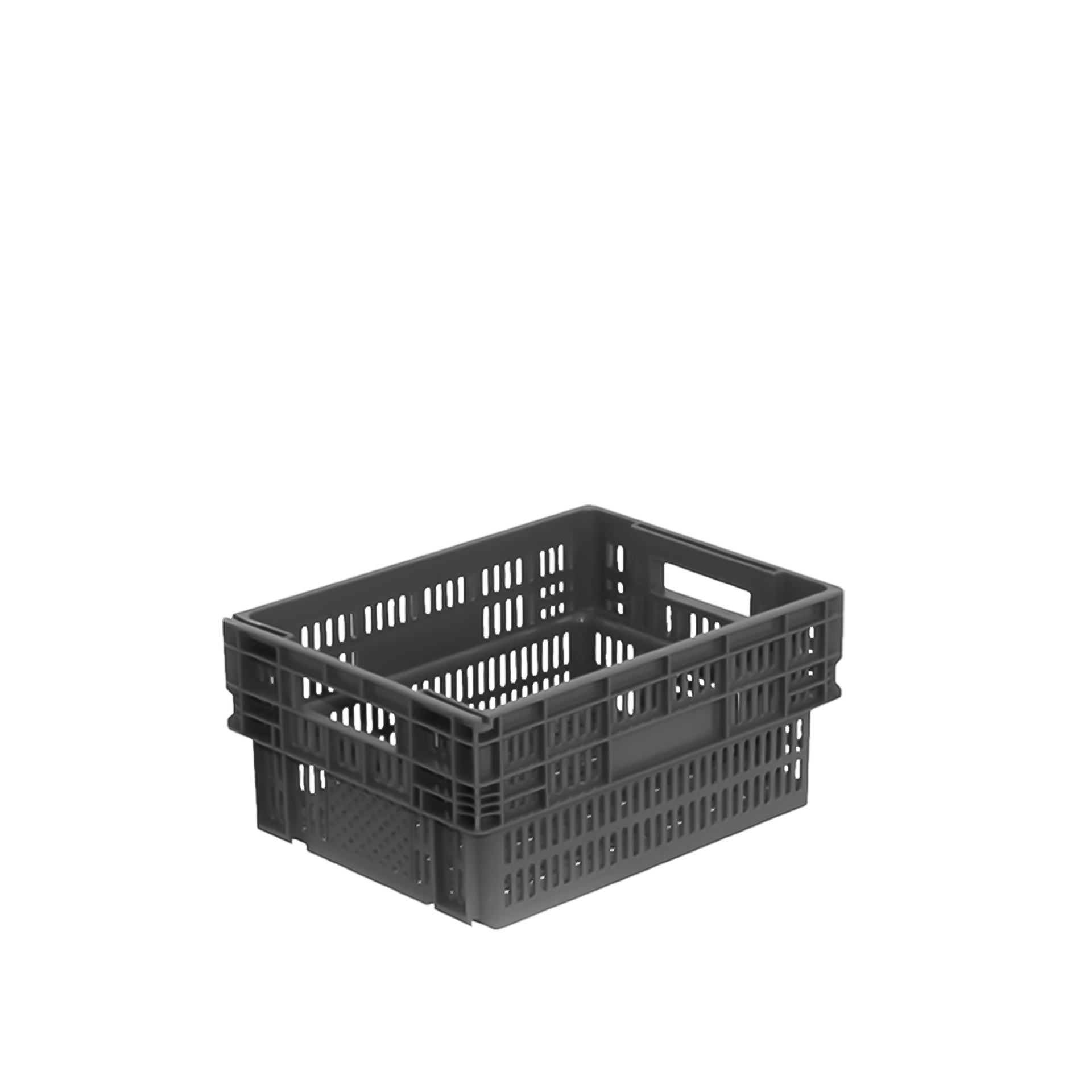 Caixa Contentora Fechada Cinza 15L 40X30X18.3cm