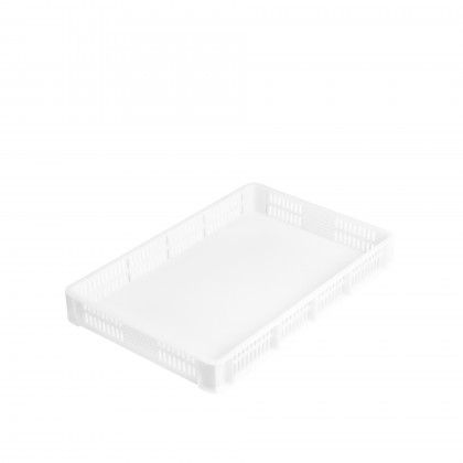 Caixa Contentora Perfurada Branca 13.5L 60X40X7.5cm