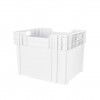 Caixa Contentora Fechada Branco 100L 60X50X45cm Caixa Contentora Fechada Branco 100L 60X50X45cm