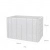 Caixa Contentora Fechada Branco 78L 60X40X40cm Caixa Contentora Fechada Branco 78L 60X40X40cm
