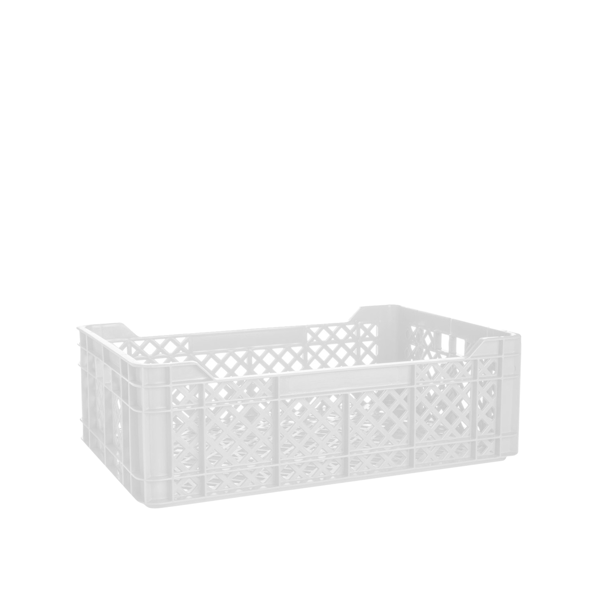 Caixa Contentora Perfurada Branco 32L 60X40X20cm