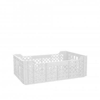 Caixa Contentora Perfurada Branco 32L 60X40X20cm