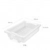 Caixa Contentora Fechada Branca 23L 60X40X13.5cm