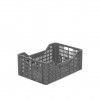 Caixa Contentora Perfurada Cinza 20L 50X30X16cm