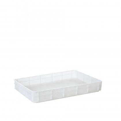Caixa Contentora Perfurada Branca 14L 60X40X7cm