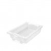 Caixa Contentora Fechada Branca 23L 60X40X13.5cm