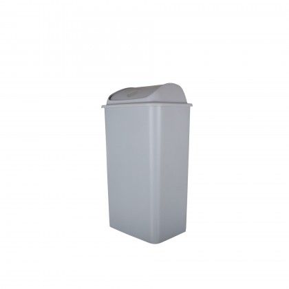 Balde com Tampa Basculante Cinzento 42l 65X36X30cm