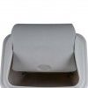 Balde com Tampa Basculante Cinzento 42l 65X36X30cm