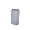 Balde com Tampa Basculante Cinzento 42l 65X36X30cm