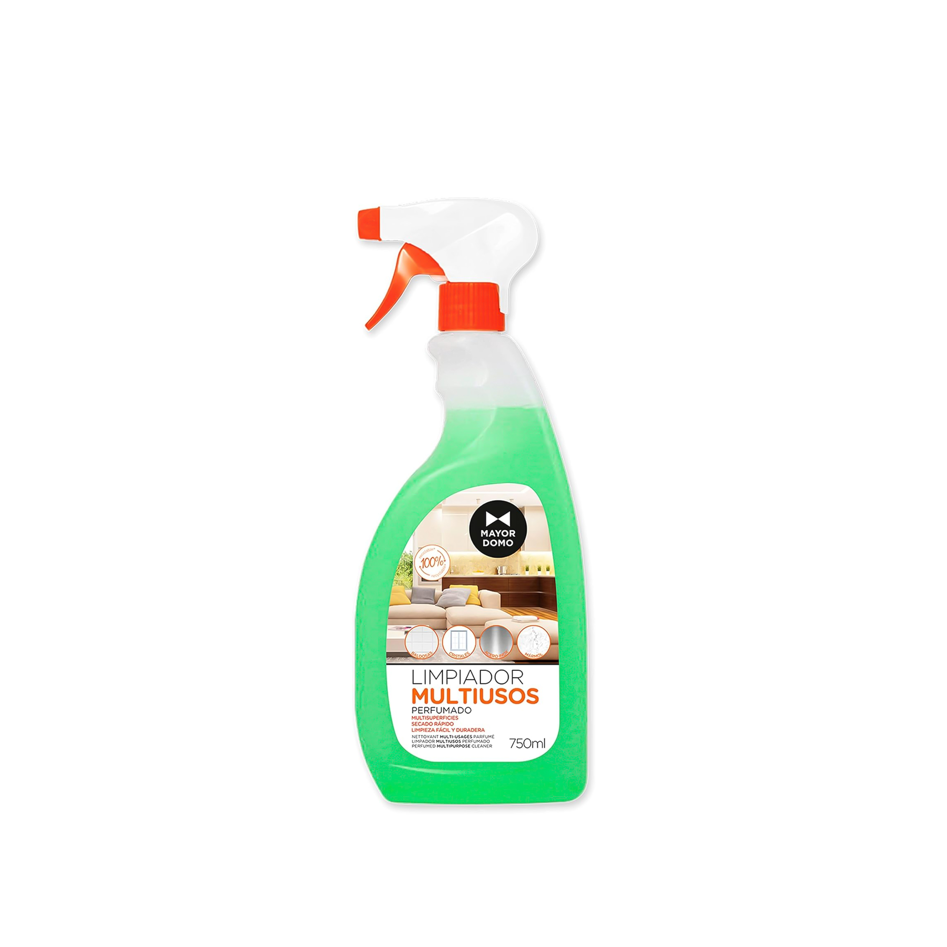 Detergente Multiusos Mayordomo Profissional Pistola 750ml